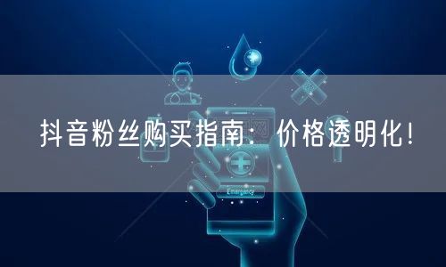 抖音粉丝购买指南：价格透明化！