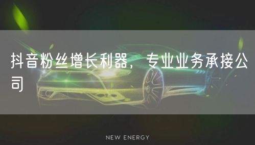 抖音粉丝增长利器，专业业务承接公司