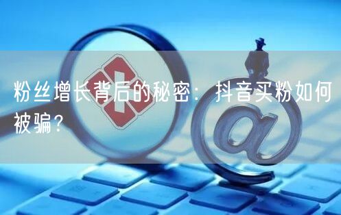 粉丝增长背后的秘密：抖音买粉如何被骗？