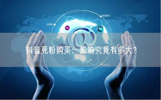 抖音死粉购买:影响究竟有多大?