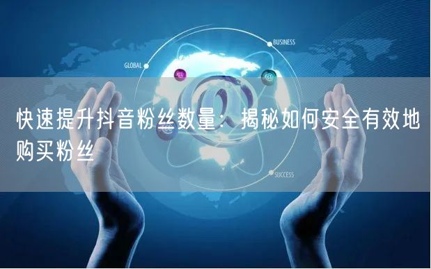 快速提升抖音粉丝数量：揭秘如何安全有效地购买粉丝
