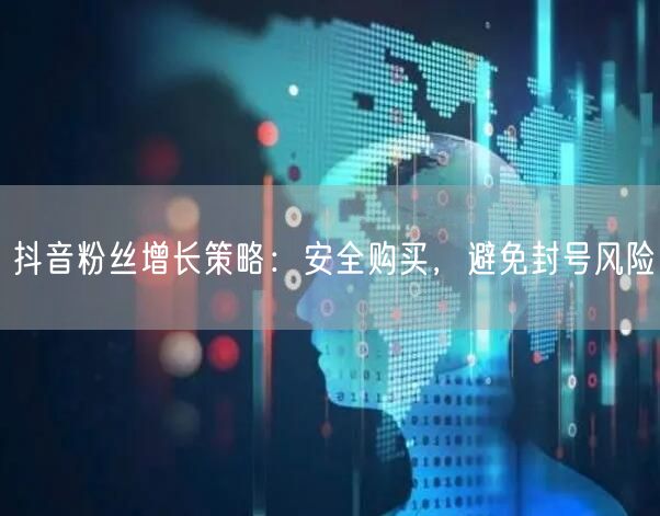 抖音粉丝增长策略：安全购买，避免封号风险