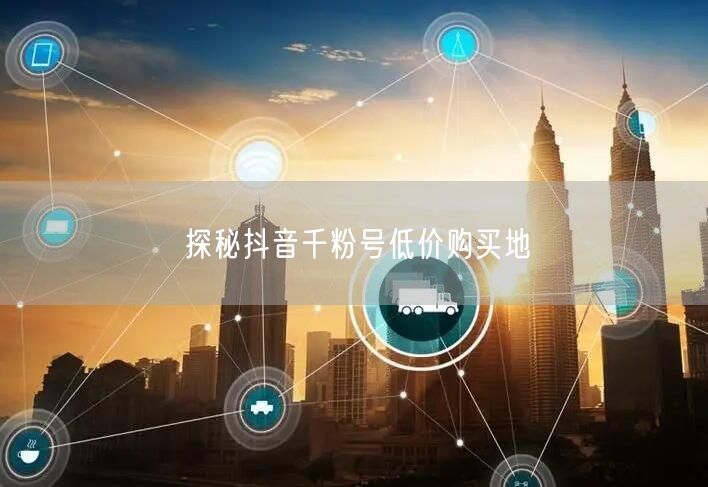 探秘抖音千粉号低价购买地