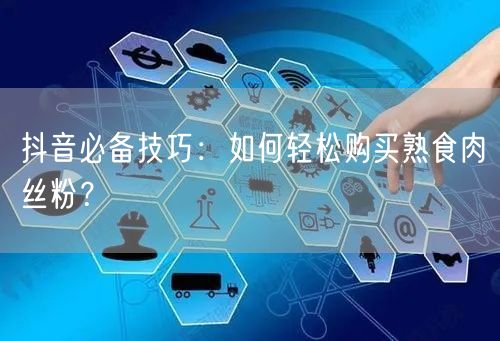 抖音必备技巧：如何轻松购买熟食肉丝粉？