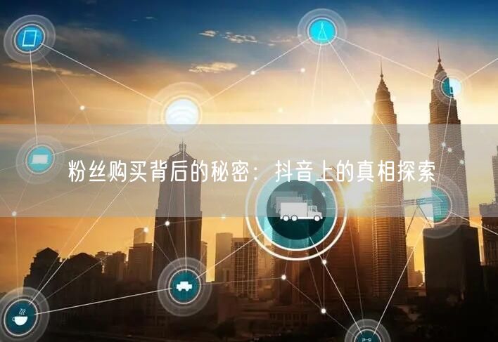 粉丝购买背后的秘密：抖音上的真相探索