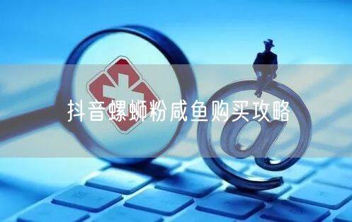 抖音螺蛳粉咸鱼购买攻略